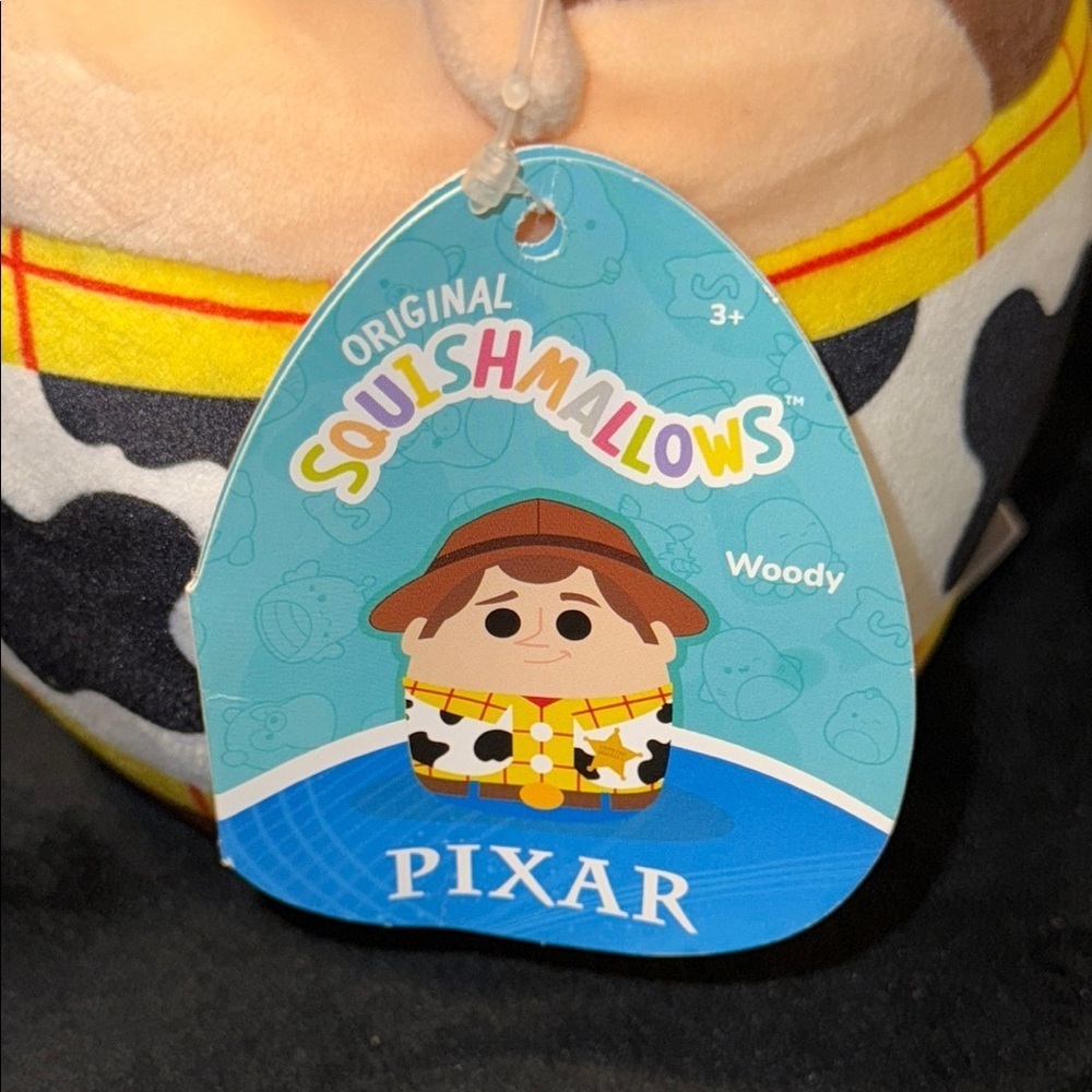 Yellow and Brown Stuffed Animal with Cowboy Charm - Picture 2 of 9
